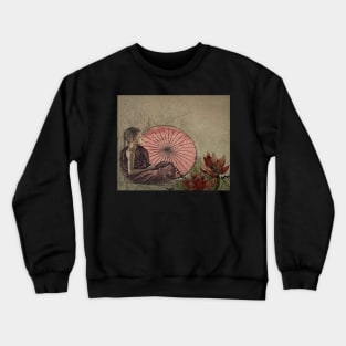 Young Buddhist Monk Crewneck Sweatshirt